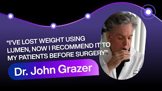 From Personal Success to Patient Transformations Dr John Grazer’s Weight Loss Journey with Lumen [upl. by Attezi]