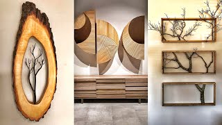 50 Wooden wall decorating ideas 2021 for modern home [upl. by Ainotal32]