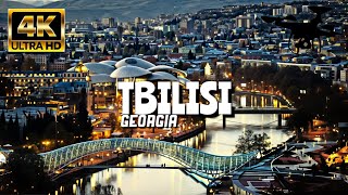 Tbilisi Georgia In 4K By Drone  Amazing View Of Tbilisi Georgia [upl. by Marti994]