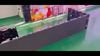 Flex Wave LED Display Screen Panel Forward and Backward Bendable [upl. by Nehtanhoj]