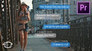 Make iPhone Text Effect  Adobe Premiere Pro Tutorial [upl. by Bland]