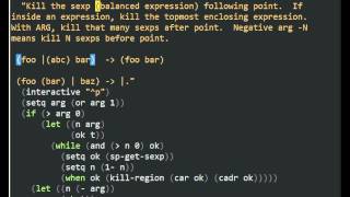 Smartparens 1  smart editing of paired expressions in Emacs  part 2 of 2 [upl. by Airal]