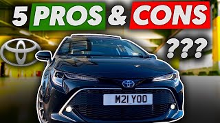 5 PROS amp CONS OF MY TOYOTA COROLLA EXCEL HYBRID [upl. by Bamberger]