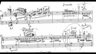 Unsuk Chin Six Piano Études 19952003 No6 quotGrainsquot audioscore [upl. by February]