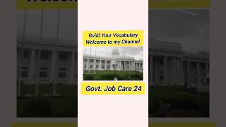 Built your vocabulary GovtJobCare highlights gk viralvideo vocabulary bcs ntrcaprimary [upl. by Ephraim]