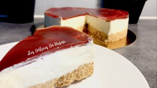 🍓 CHEESECAKE SANS CUISSON ET RAPIDE [upl. by Aihcsrop482]