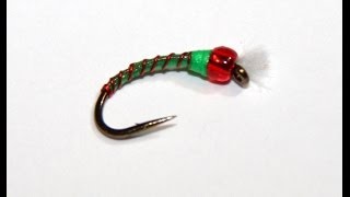 Fly Tying  Christmas Chironomid [upl. by Burnie]