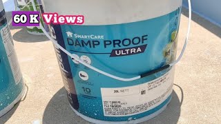 Waterproofing paint Application for Damp Proof Ultra SmartCare in Asianpaints [upl. by Elisabetta386]