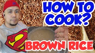 HOW TO COOK BROWN RICE USING RICE COOKER 2024 II TUTORIAL VLOG II MPO [upl. by Adalia]