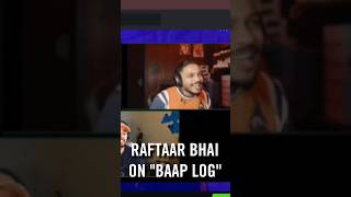 Raftaar bhai reaction on BAAP LOG raftaarmusic raftaar shorts rap viral saidersam maxx [upl. by Shakti511]