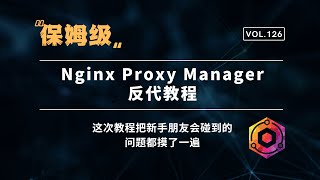 『保姆级』Nginx Proxy Manager反代教程 [upl. by Terraj994]