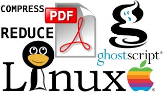 how to reduce pdf file size in linux using ghostscript  Compress PDF file size with ghostscript gs [upl. by Aryamo]