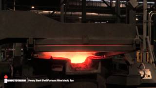 Heavy Steel Shell Induction Melting Furnace by Inductotherm [upl. by Abbotson974]