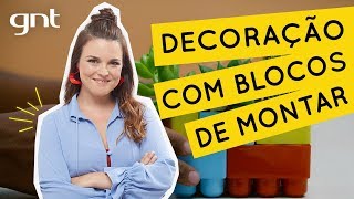 Ideias para decorar com blocos de montar  Faça Você Mesmo  Thalita Carvalho [upl. by Marketa]