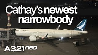 Cathay Pacific A321neo Economy Class  Chongqing ✈ Hong Kong [upl. by Eenahc]