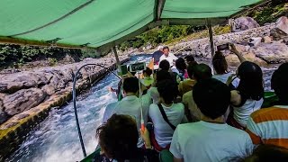 Sagano Scenic Railway and RIVER BOAT RIDE in Arashiyama Kyoto Japan Vlog 8 [upl. by Nagn]