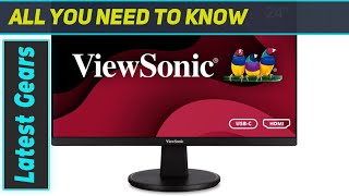 ViewSonic VA2447MHU 24 Inch USBC Monitor Review [upl. by Noeruat]