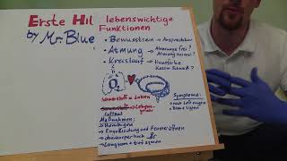 EH10 LEBENSWICHTIGE FUNKTIONEN BAK  ERSTE HILFE REFRESHER ONLINE by MrBlueglove [upl. by Sotnas]