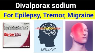 divalproex sodium extended release tablets ip 500mg uses in hindi  antiepileptic drugs [upl. by Elburr645]