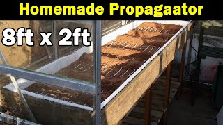 Homemade Propagator  8 foot x 2 foot  Lettuce Sowing  Five varieties  Green Side Up [upl. by Rafe]