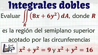 Áreas utilizando integrales dobles y coordenadas polares  La Prof Lina M3 [upl. by Ssegrub]