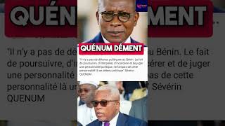 Bénin Patrice Talon Sévérin Quénum  quand la vérité rattrape lancien ministre de la justice [upl. by Novar]