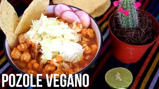 ♡ POZOLE VEGANO  MEXICANÍSIMO ♡ [upl. by Ydnem]