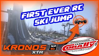 TEAM CORALLY KRONOS XTR  FIRST EVER RC SKI JUMP [upl. by Thad520]