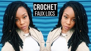 Crochet Method  Faux Locs in NO Time  DIY Loc Accessories [upl. by Ati]