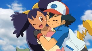 Pokemon ash and iris moment 7 Negaishipping [upl. by Suinuj]