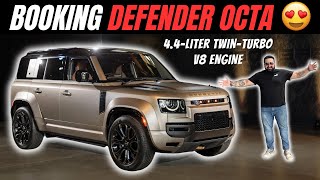 BOOKING THE DEFENDER OCTA😍  MOST POWERFULL DEFENDER EVER💯 44 L TWIN TURBO V8 ENGINE 🔥 [upl. by Blim]