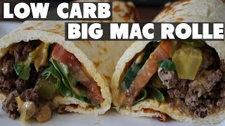 Low Carb Big Mac Rolle  High Protein 100 Abo Spezial [upl. by Noffets565]