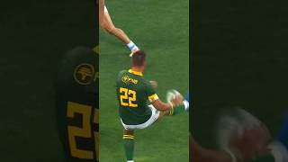 Clever play🦵🏽 rugby southafrica bokke springbokrugby springbokrugby sarugby springboks [upl. by Orr]