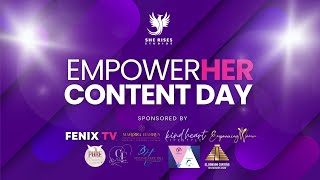 SPECIAL ANNOUNCEMENT AND THANKS EmpowerHer Content Day Recap [upl. by Fernande]