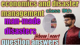 class 9th manmade disasters question answers easy questions manmade disasters9th disaster man [upl. by Anoli]