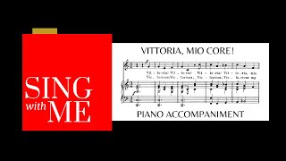 Vittoria mio core  Accompaniment C major  Carissimi [upl. by Zina]