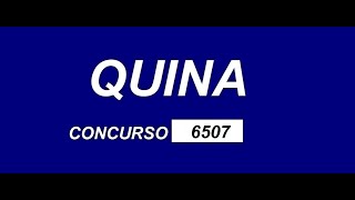 DICAS PRECIOSAS QUINA CONCURSO 6507 [upl. by Brackely370]