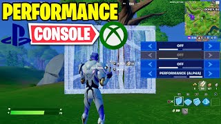 How To Get PERFORMANCE MODE On Console XBOXPS4PS5  Fortnite [upl. by Eggleston344]