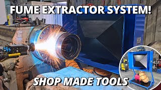 Building a FUME EXTRACTION System for Metal Arc Spraying  Shop Made Tools [upl. by Katheryn]