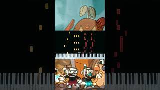 Inkwell Isle One  Cuphead OST  Piano Tutorial piano music pianomusic cuphead thesax [upl. by Oos50]