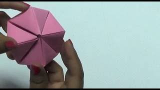 How To Make A Flexahedron Origami DIY Simple Origami Flexahedron Tutorial [upl. by Nadaha]