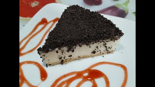 TARTA FRIA DE QUESO CON COBERTURA DE OREO EN MAMBO [upl. by Eleen]