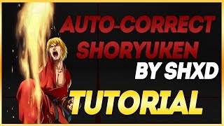 💠SFV AE  AUTOCORRECT DP TUTORIAL BY SHXD [upl. by Gnohp226]