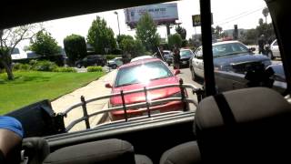 LAPD 12 Squad cars and shotguns for a parking ticket 4 [upl. by Ellekram585]