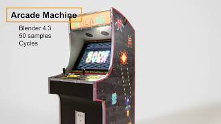 Arcade Machine  Blender 43 [upl. by Notse]