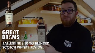 Whisky Tastings  Review Ballantines 30 YO Blended Scotch Whisky Video Review [upl. by Pubilis]