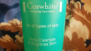 Coswhite whitening face wash review Best whitening face wash CosDeram product [upl. by Aiceila]