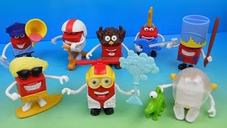 2015 HAPPY IN COSTUME SET OF 8 McDONALDS HAPPY MEAL COLLECTIBLES TOYS VIDEO REVIEW [upl. by Phalan898]