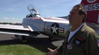 AirVenture Airshow  Lockheed T33 Jet  Interview [upl. by Nolyk]