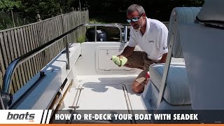 How to Redeck Your Boat With SeaDek [upl. by Attesor]